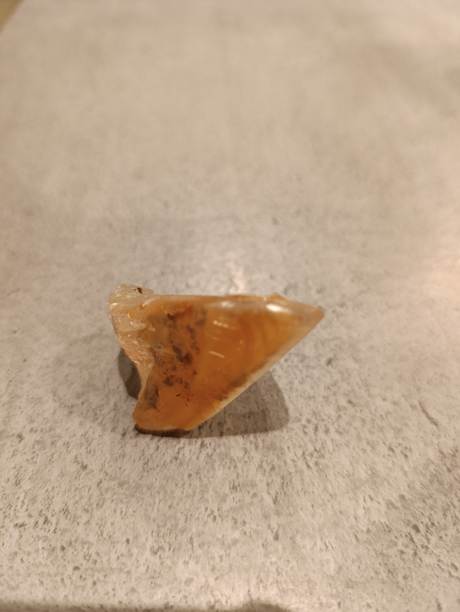 Calcite Orange Torcé-Viviers-en-Charnie, Mayenne, France