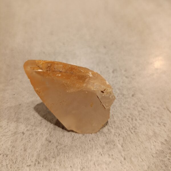 Pierre brute de collection: Calcite Orange Torcé-Viviers-en-Charnie, Mayenne, France