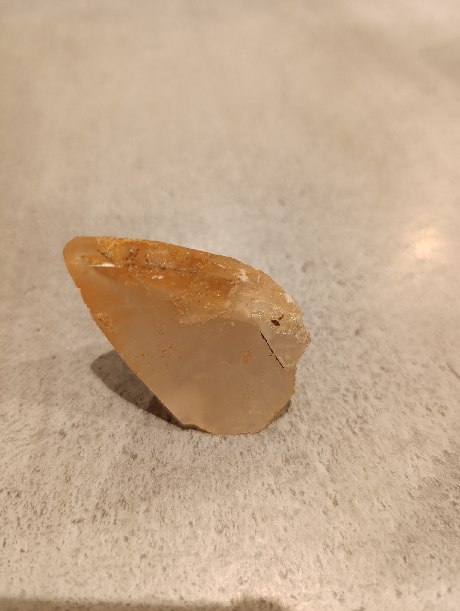 Calcite Orange Torcé-Viviers-en-Charnie, Mayenne, France