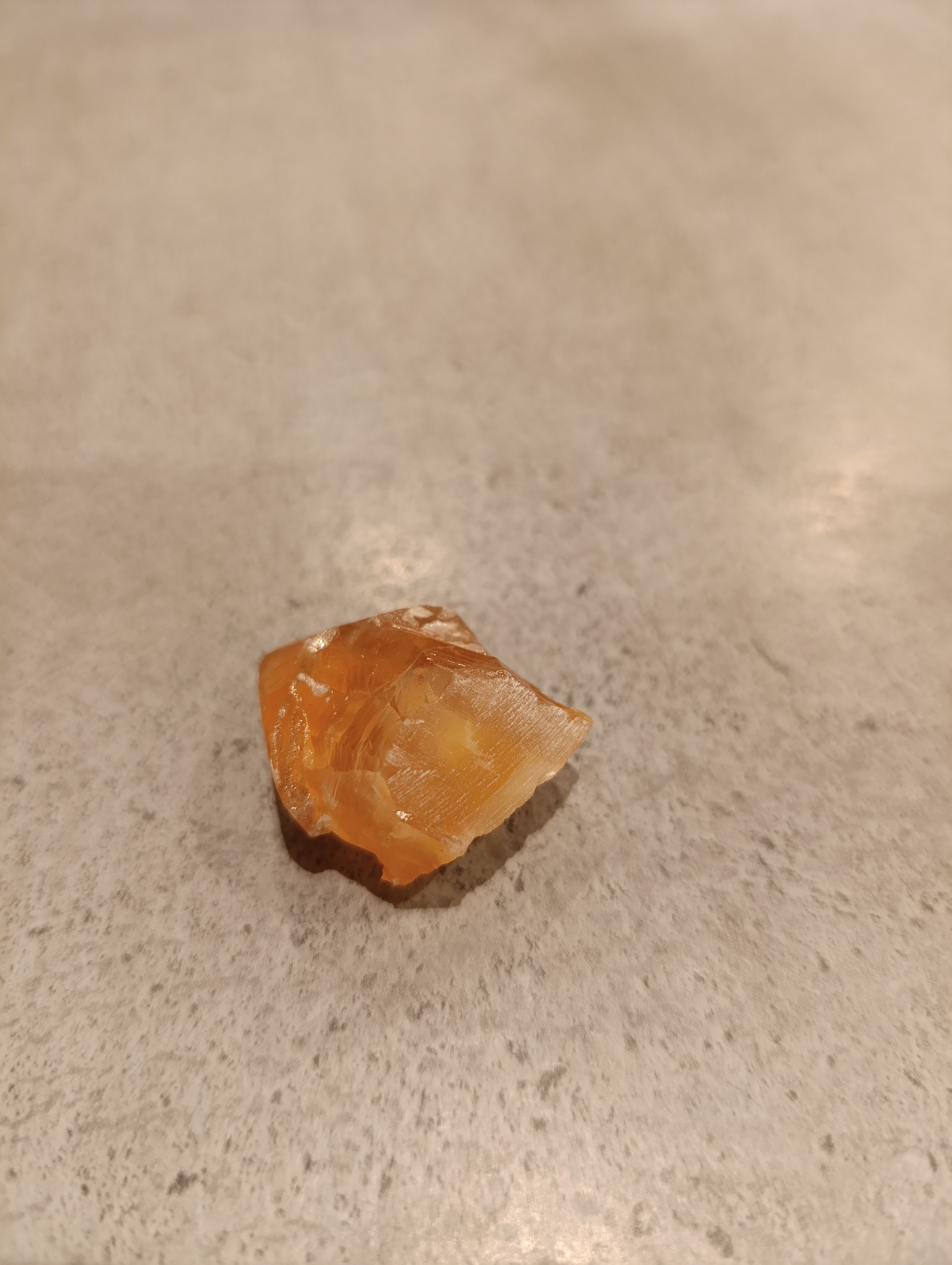 Calcite Orange Torcé-Viviers-en-Charnie, Mayenne, France