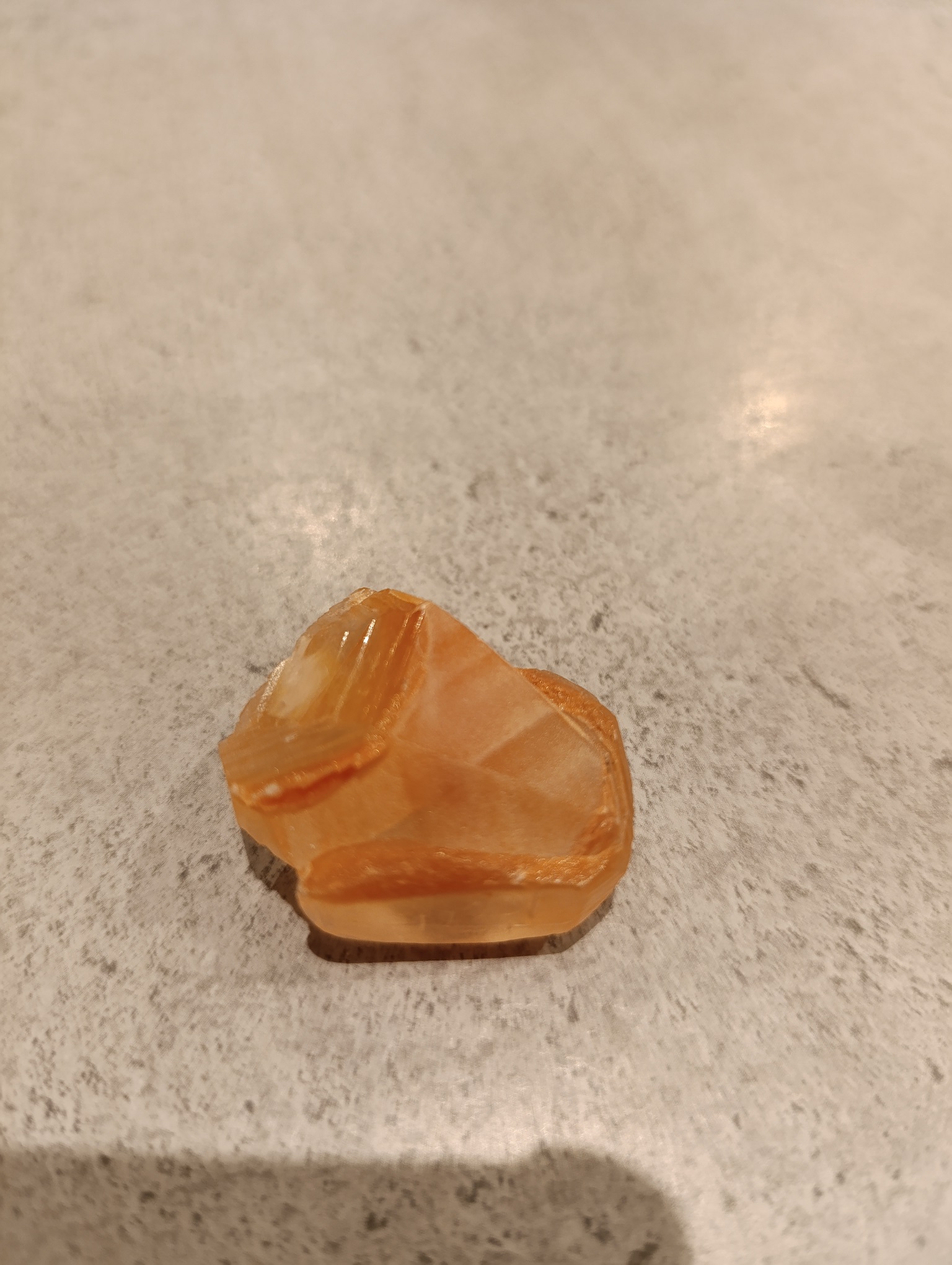 Calcite Orange Torcé-Viviers-en-Charnie, Mayenne, France