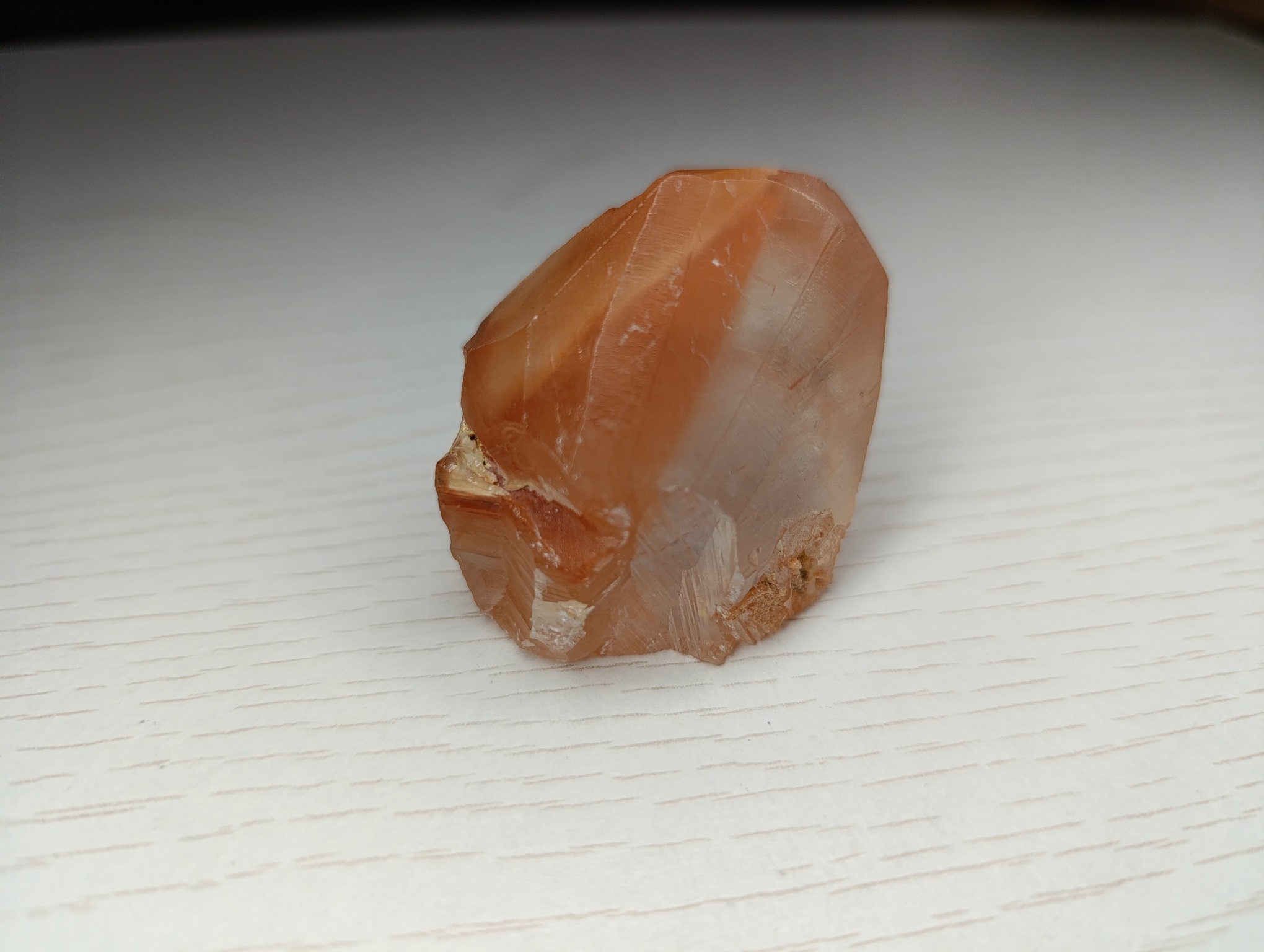 Calcite Orange Torcé-Viviers-en-Charnie, Mayenne, France
