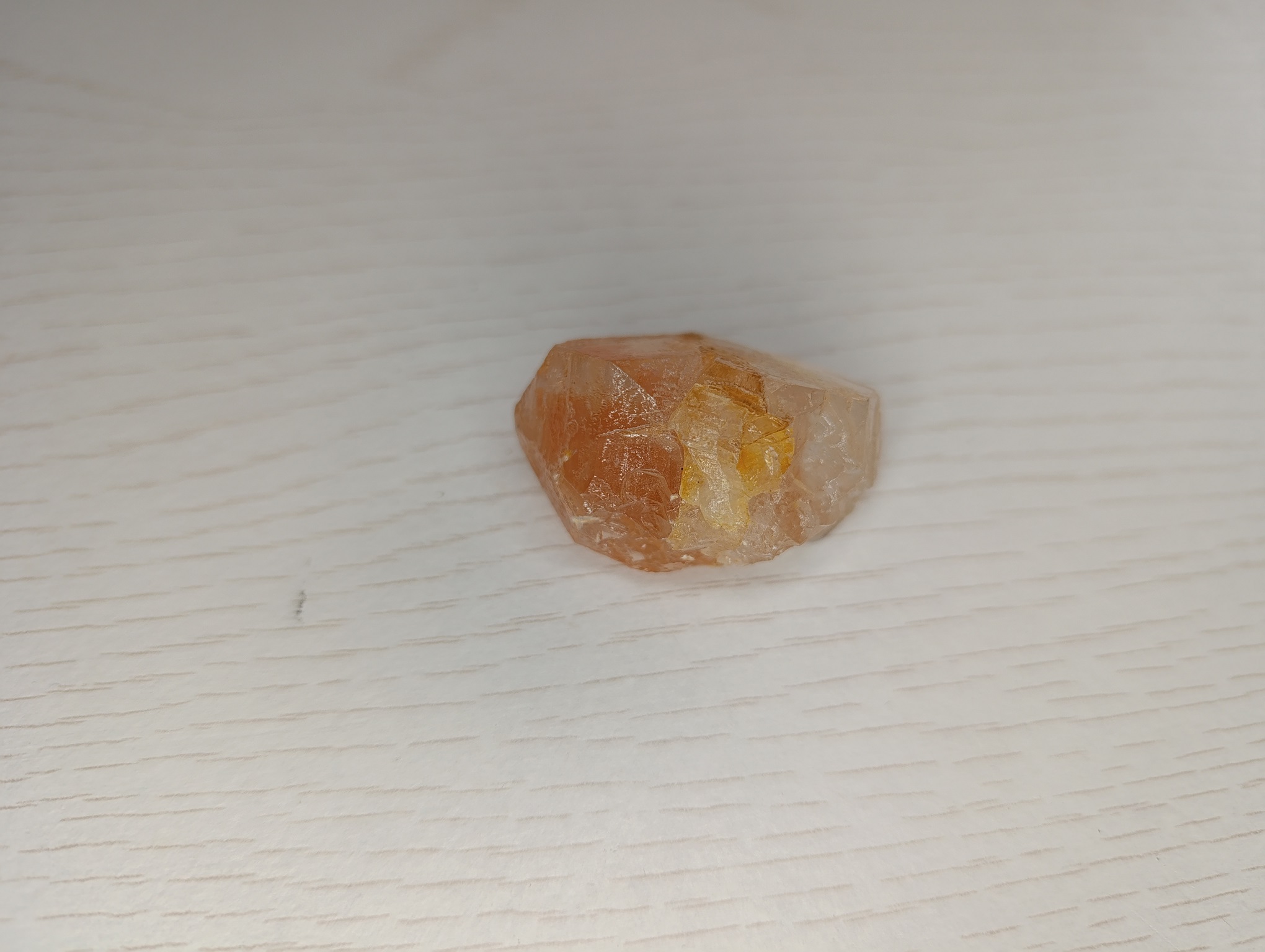 Calcite Orange Torcé-Viviers-en-Charnie, Mayenne, France