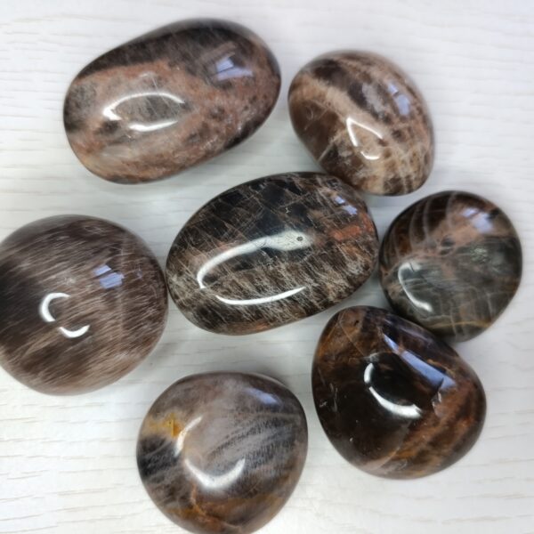 Galet en Pierre de lune Brune A