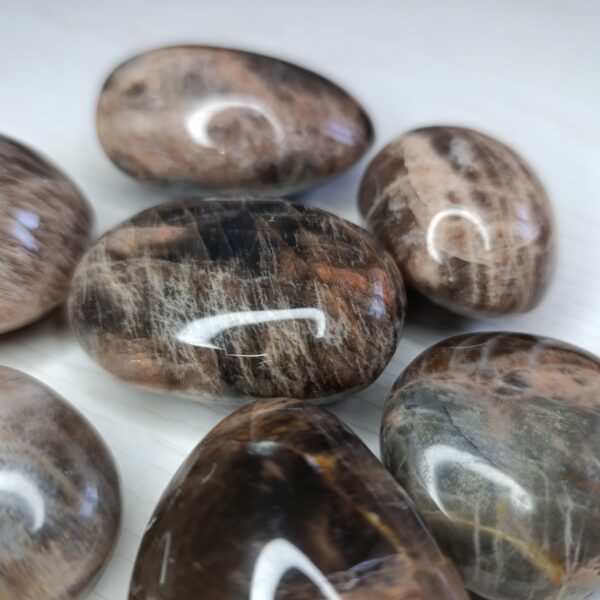 Galet en Pierre de lune Brune A