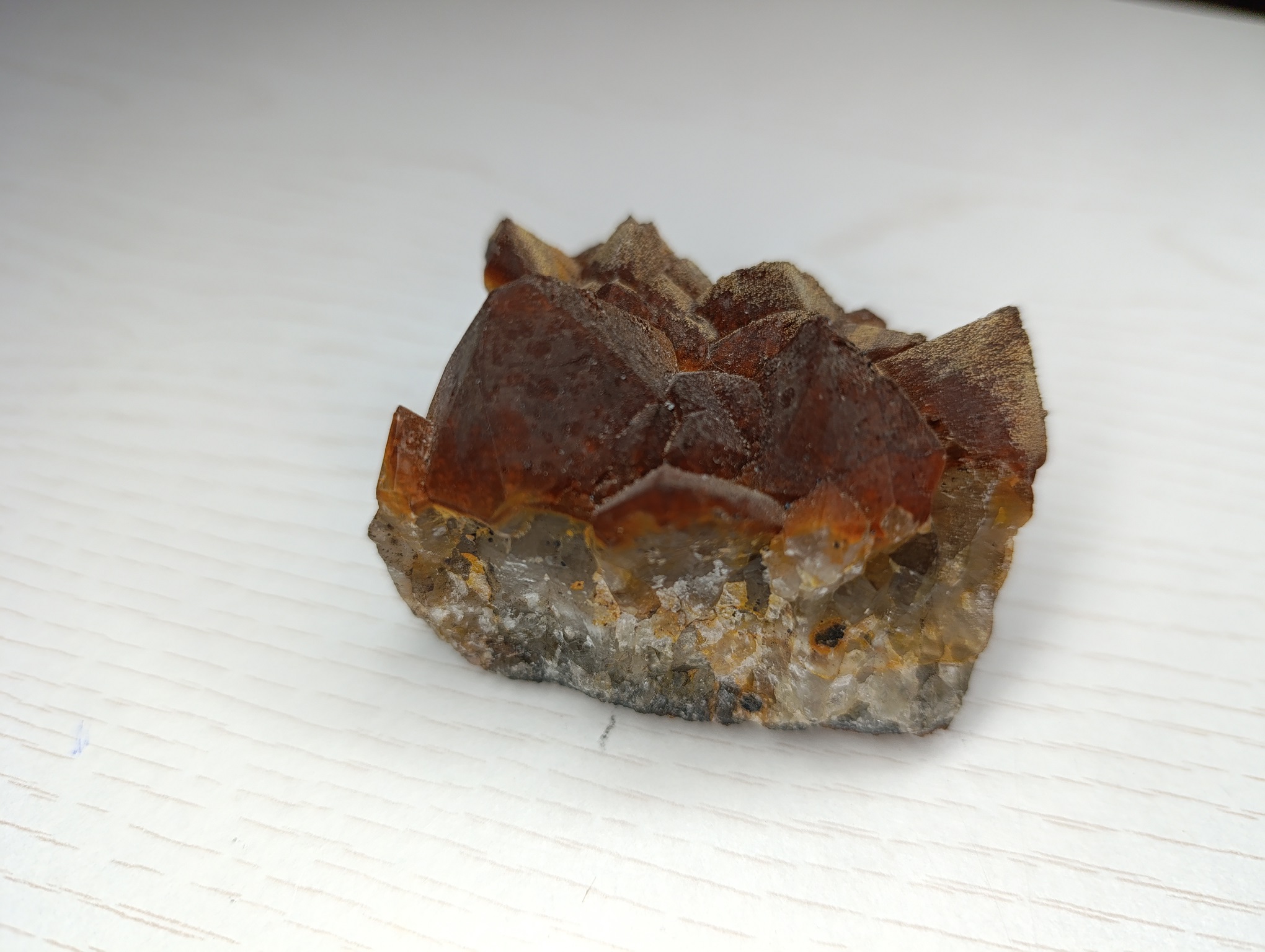 quartz brun 151gr france aveyron la maladrerie