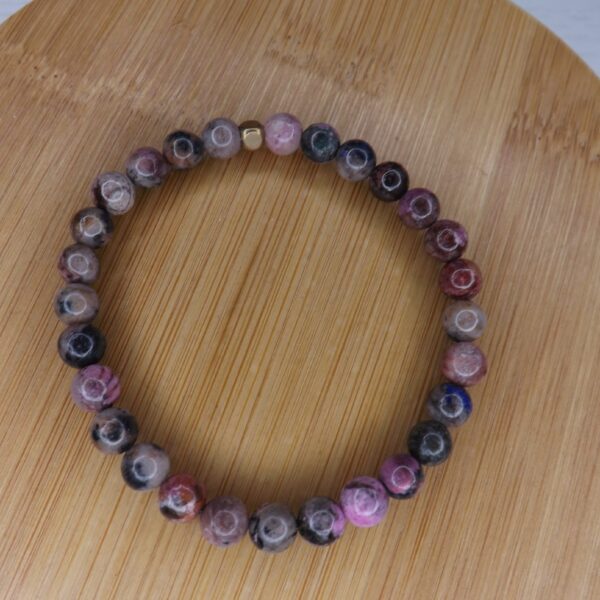 Bracelet CobaltoCalcite – Perles ronde 6mm A