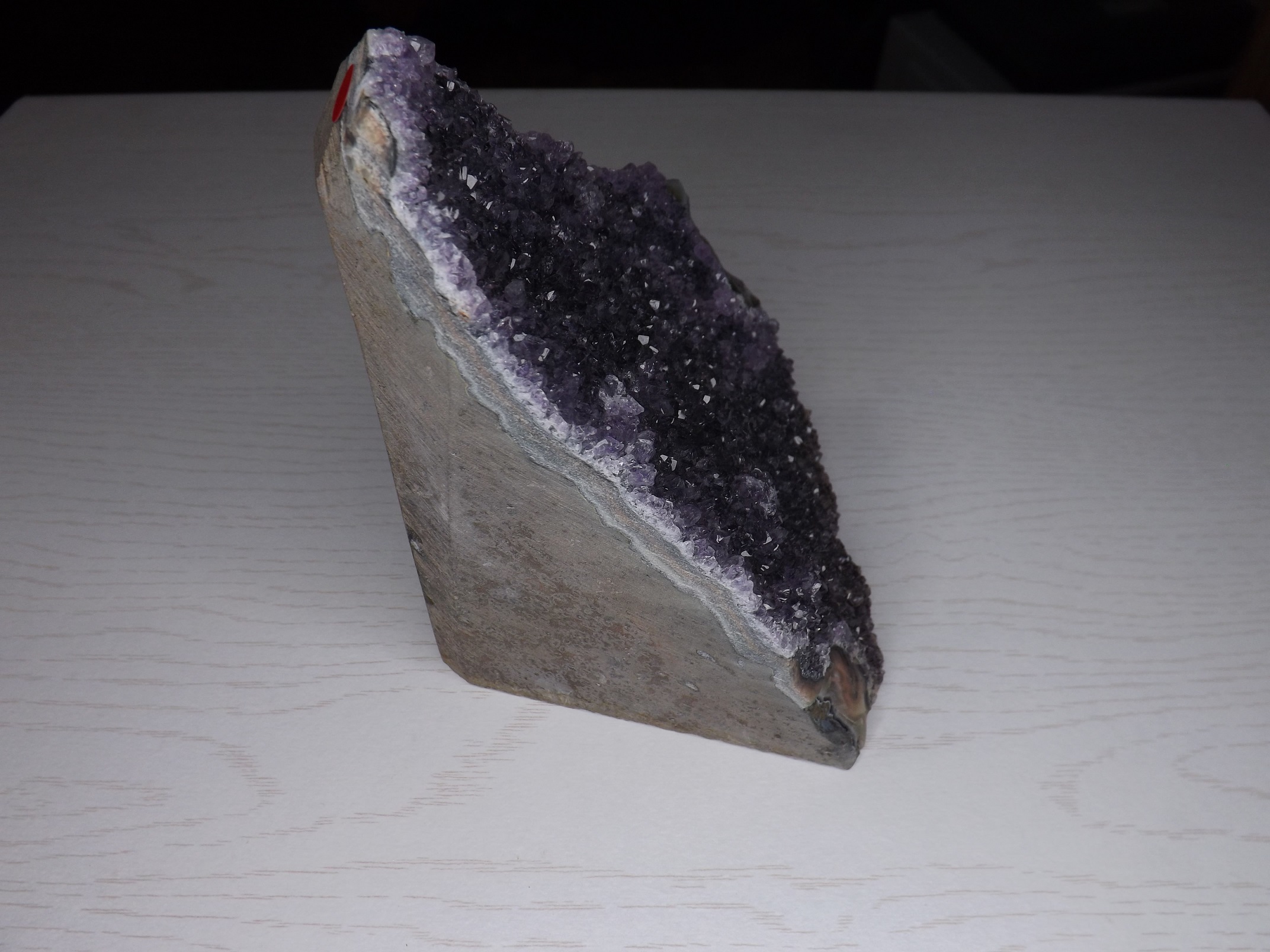 bloc en améthyste de Brésil violet brut qualité A