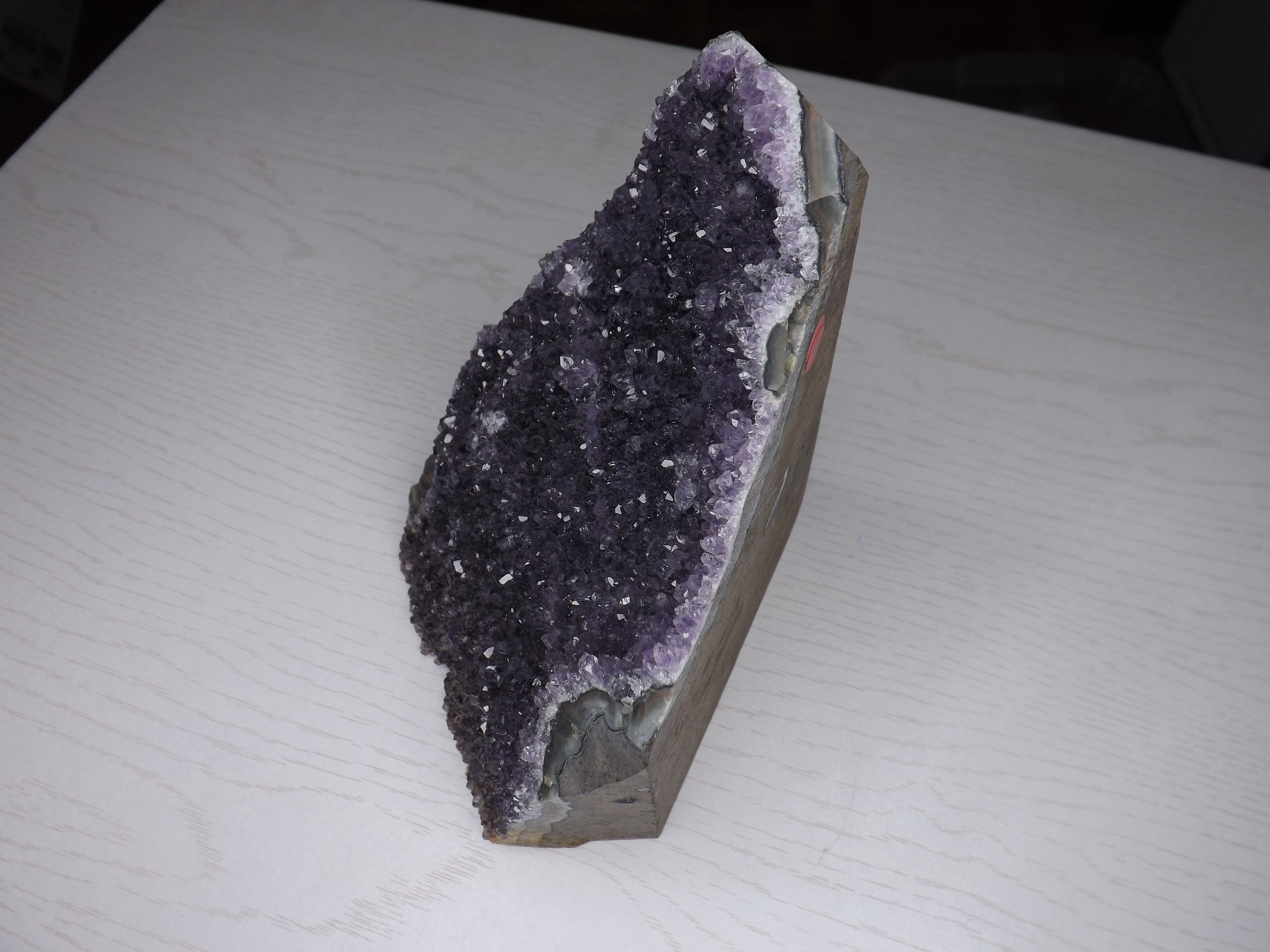 bloc en améthyste de Brésil violet brut qualité A