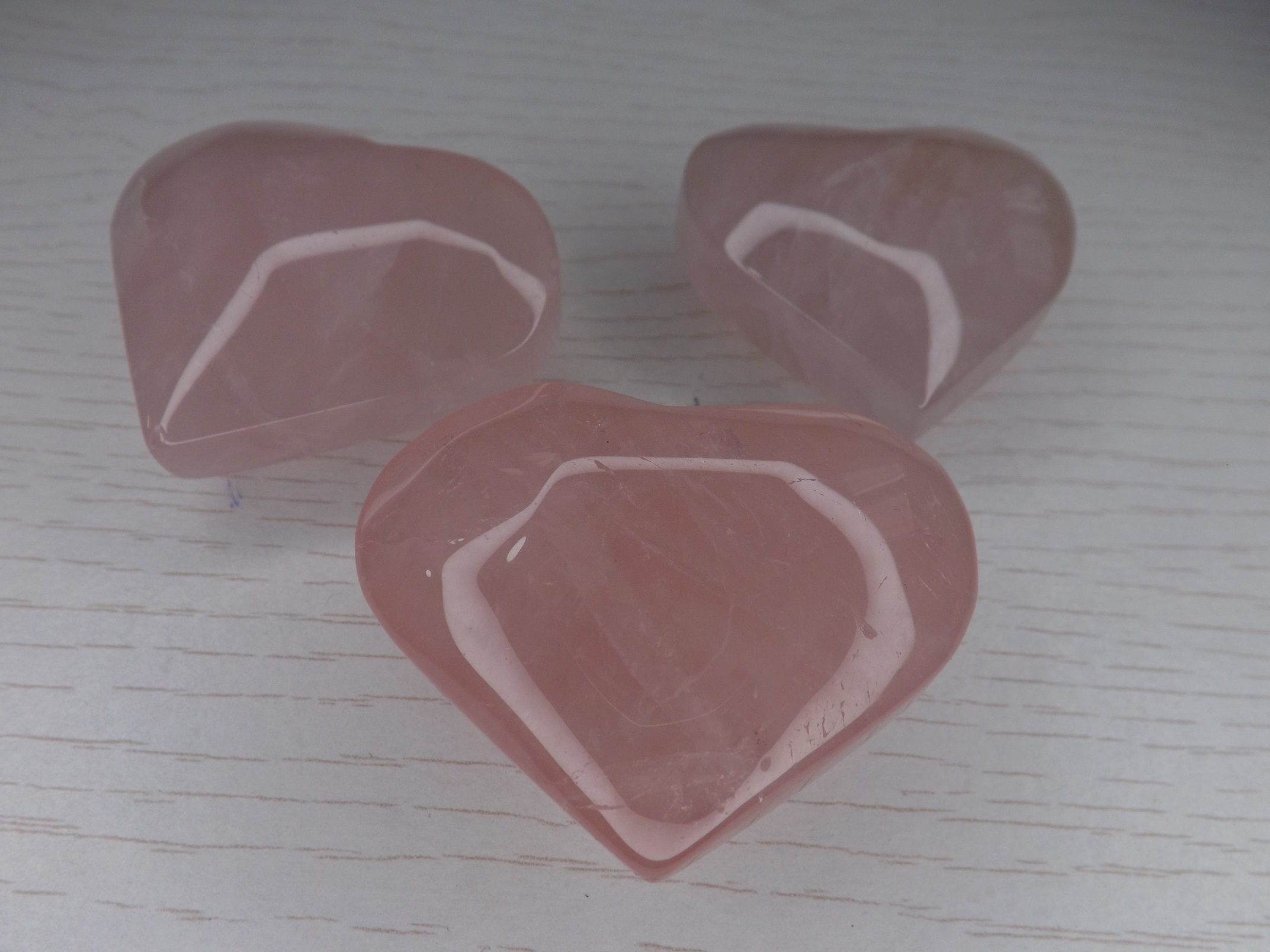 Coeur en quartz rose 5cm qualité A